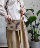 کیف دوشی زنانه مدل رافیا
